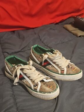 Gucci x Disney 1977 Mickey Mouse Monogram Sneakers Size 6